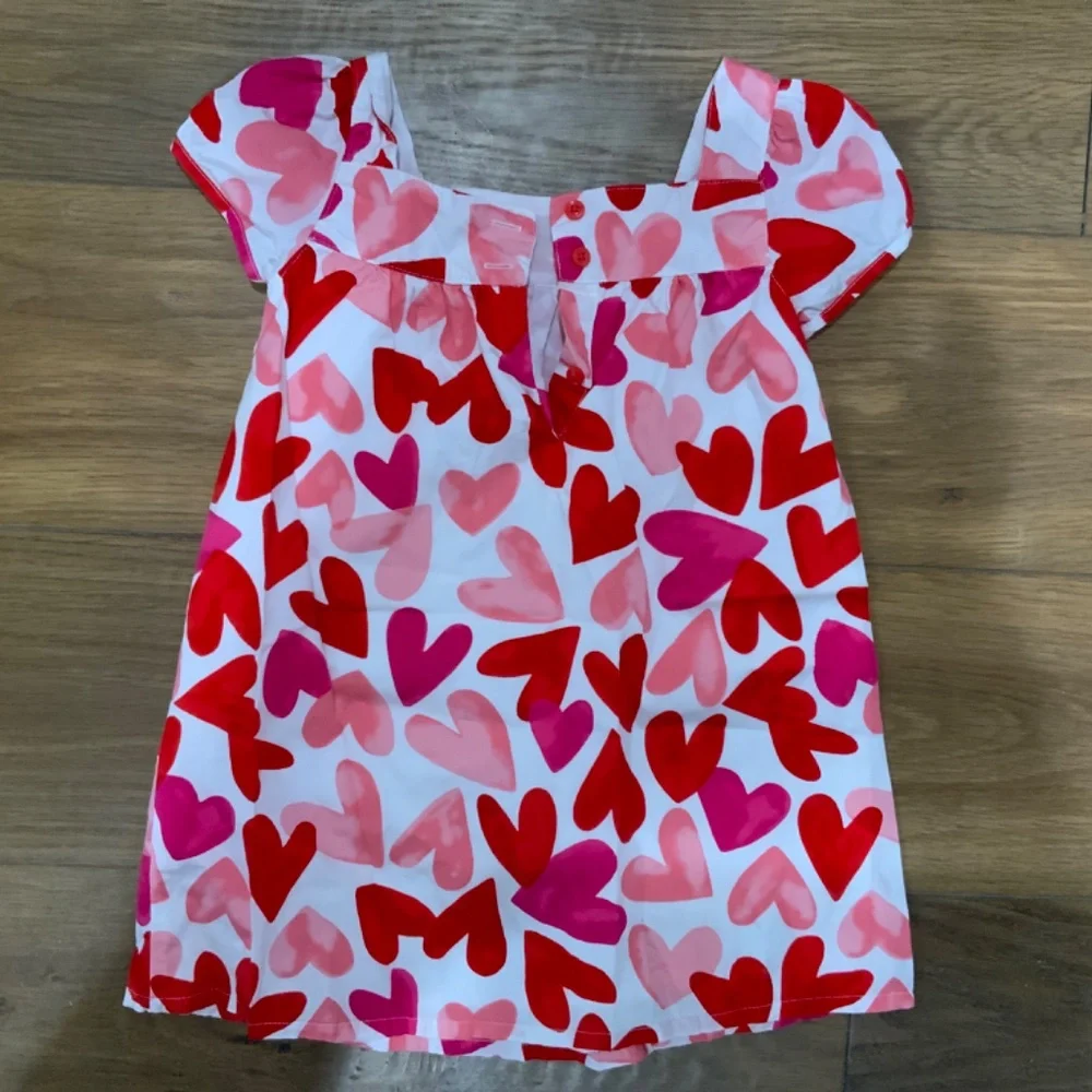 Pink & Red Heart Dress